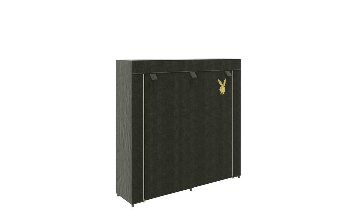 Bild 1 von Schuhschrank (Textil) schwarz Maße (cm): B: 113 H: 108 Flur- & Dielenmöbel