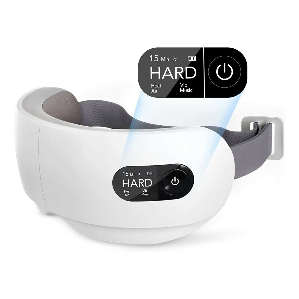 Bild 1 von Naipo MGE-1822 Augenmassagegerät mit Wärme, Wiederaufladbares Augenmassagegerät mit Kompression Vibration Bluetooth Musik, Linderung von Augenermüdung, Augentaschen Trockenes Auge Verbessern Sie