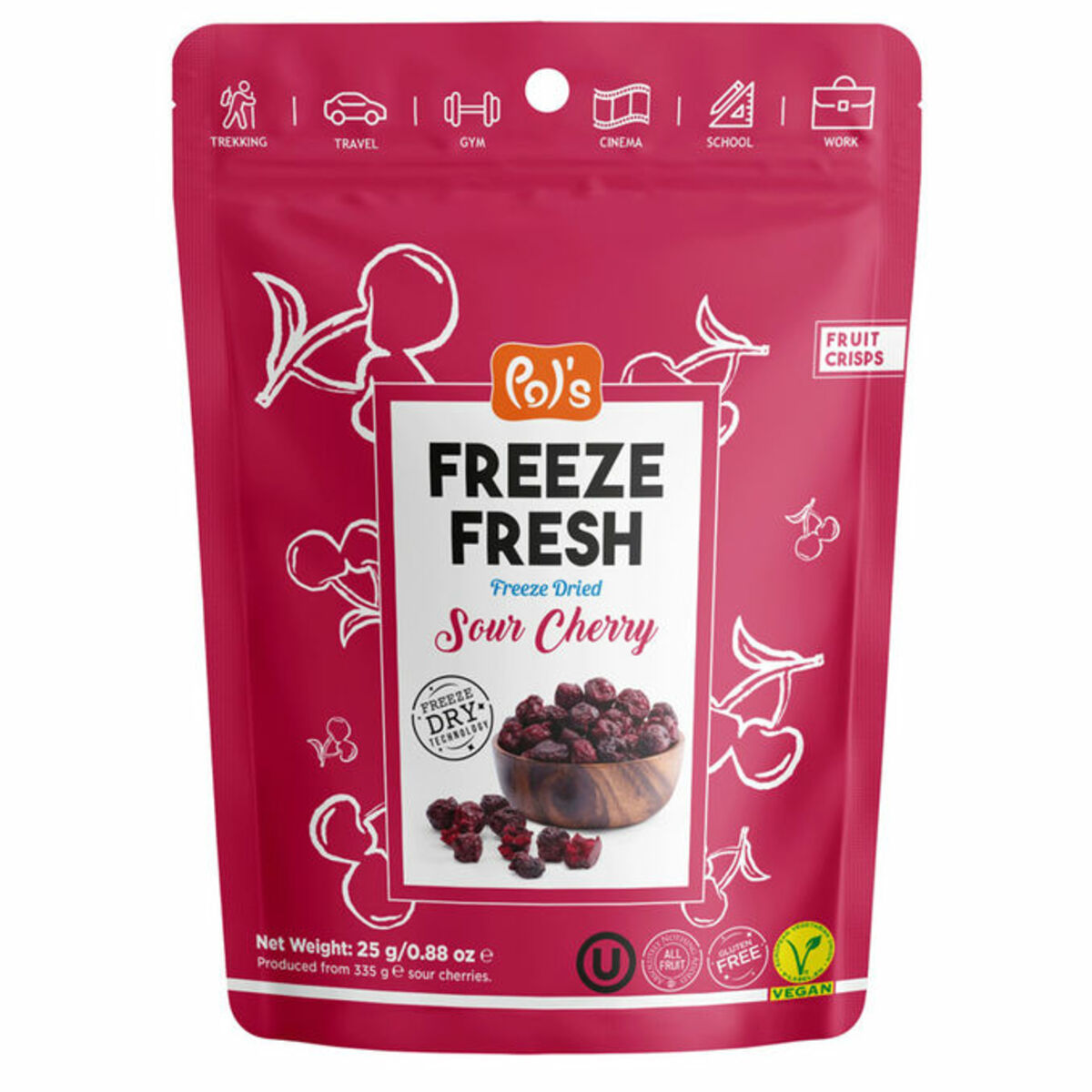 Bild 1 von Pol's Freeze Fresh Sauerkirschen (gefriergetrocknet)