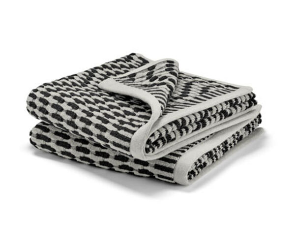Bild 1 von 2 Jacquard-Handtücher, schwarz-beige