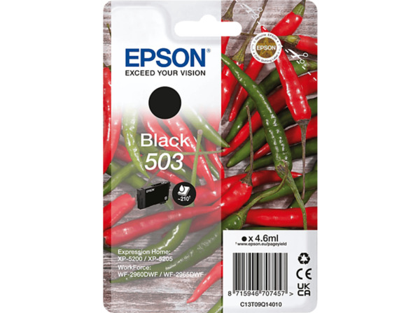 Bild 1 von EPSON 503 Singlepack Tintenpatrone Schwarz (C13T09Q14010)