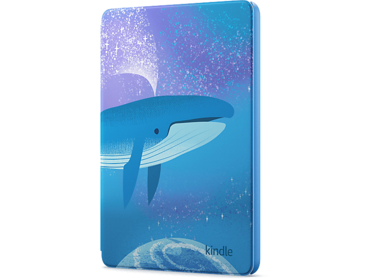 Bild 1 von KINDLE Der neue Kindle Kids (2022) – Mit Zugriff auf über tausend Bücher und Hülle Weltraumwal-Design, Werbung 16 GB E-Book Black