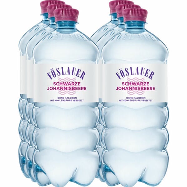 Bild 1 von Vöslauer Stilles Wasser Schwarze Johannisbeere, 6er Pack