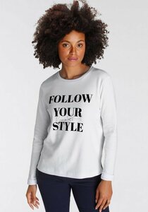 KangaROOS Sweater mit großem Logodruck - NEUE KOLLEKTION, Weiß