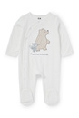 Bild 1 von C&A Bärchen-Baby-Schlafanzug, Weiß, Größe: 68