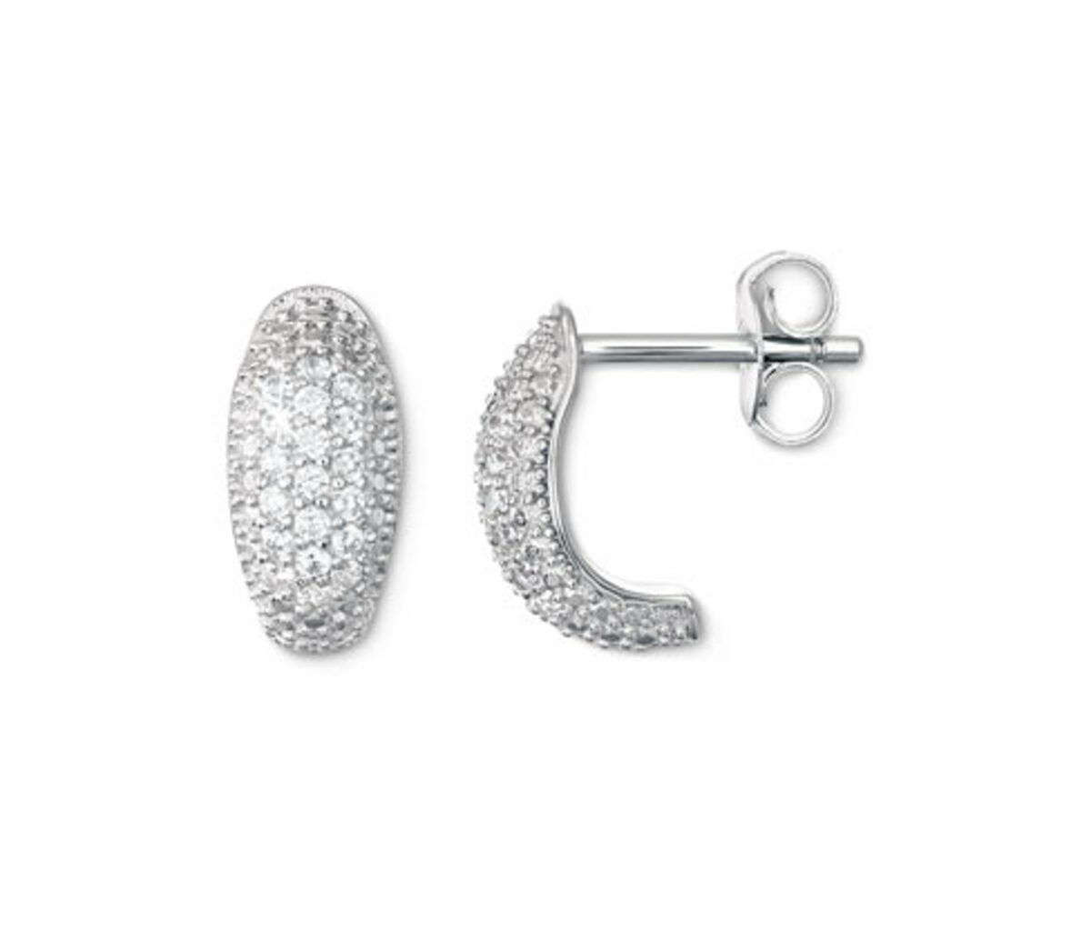 Bild 1 von 925 Silber Creolen Sparkling