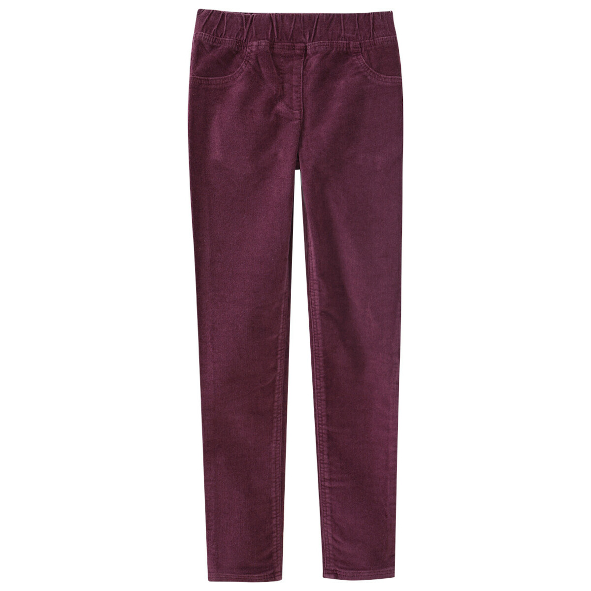 Bild 1 von Mädchen Kord-Leggings mit Gesäßtaschen DUNKELLILA