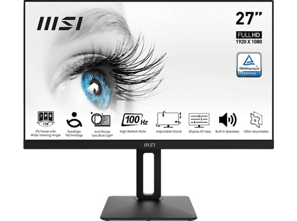 Bild 1 von MSI PRO MP271APDE 27 Zoll Full-HD Business Monitor (4 ms Reaktionszeit, 100 Hz)