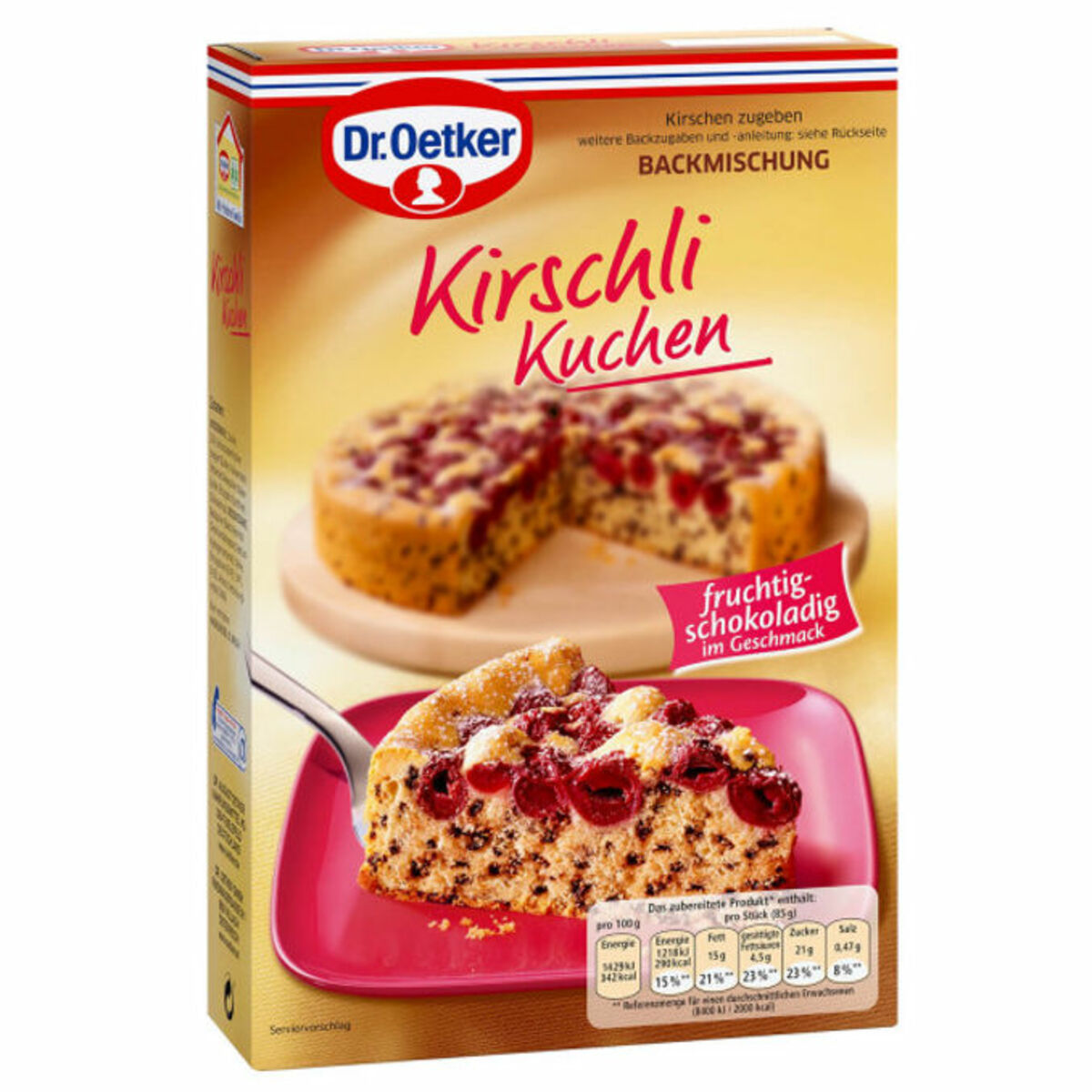 Bild 1 von Dr. Oetker Backmischung Kirschli Kuchen