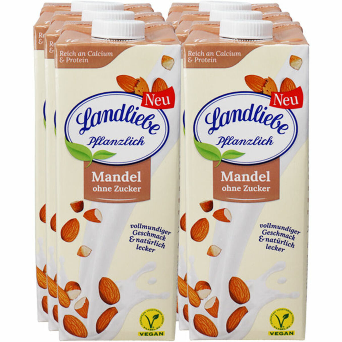 Bild 1 von Landliebe Mandeldrink ohne Zucker, 6er Pack