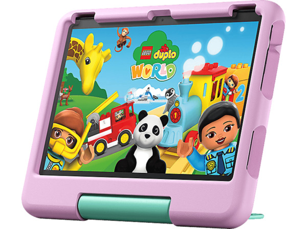 Bild 1 von AMAZON Fire HD 10 Kids (2023), Tablet, 32 GB, Zoll, Schwarz, mitgelieferte Hülle in Rosa