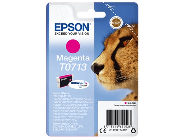 Bild 1 von EPSON Original Tintenpatrone Magenta (C13T07134012)