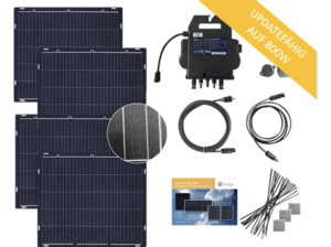 OSNATECH Mini-PV-Set Complete 600 Flex 150W-4 "Balkonkraftwerk" Balkon-Solaranlage