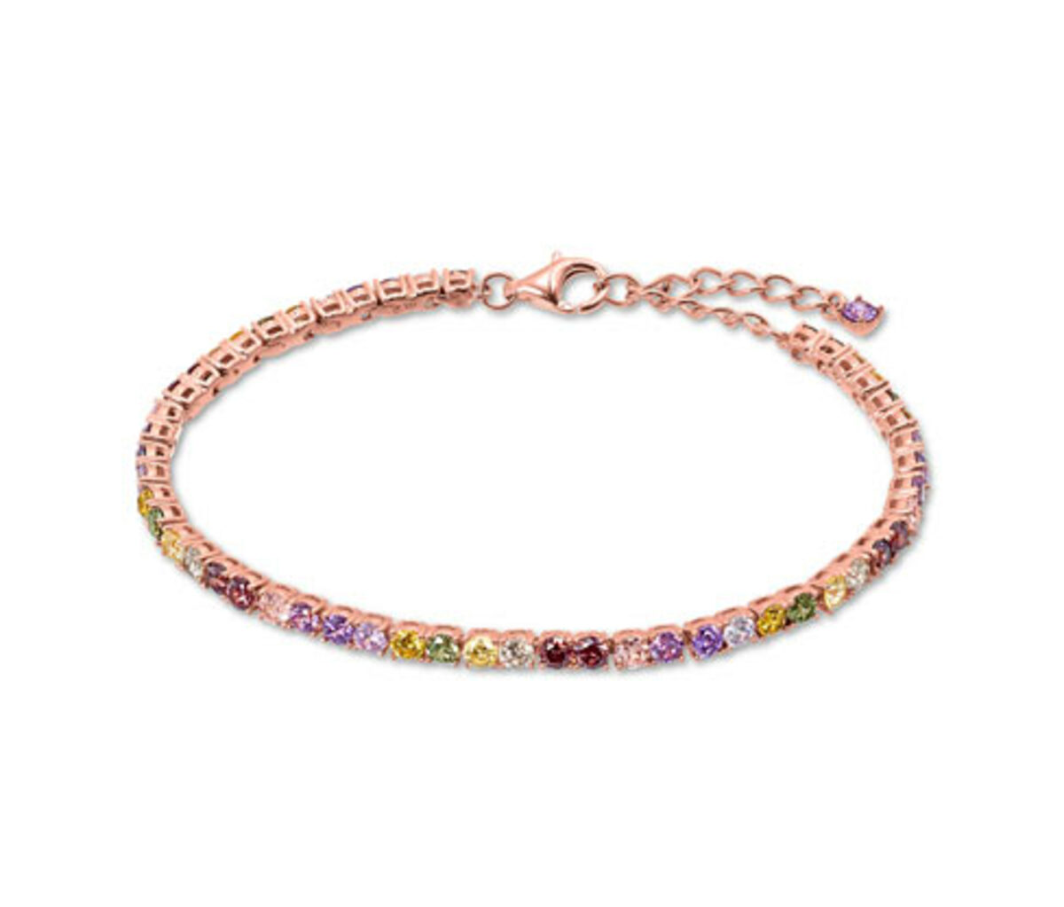 Bild 1 von 925 Silber Armband Tennis Multicolor
