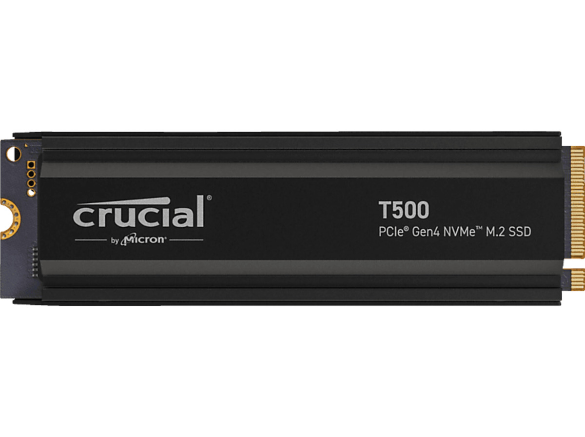 Bild 1 von CRUCIAL T500 mit Heatsink Festplatte, 2 TB SSD M.2, intern