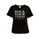 Bild 1 von ANGELINIA KIRSCH Curvy Damen T-Shirt, Black, 54