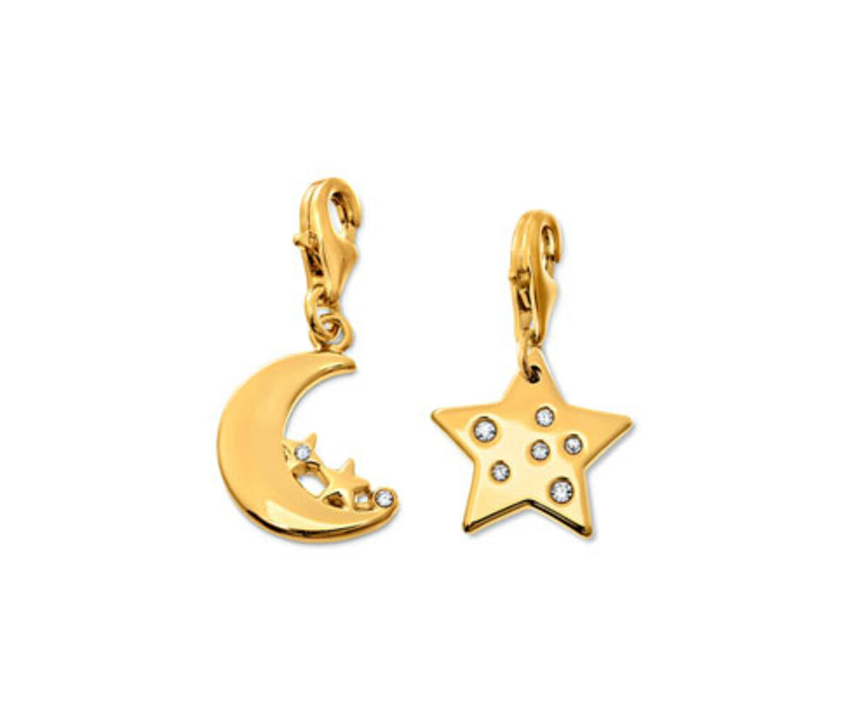 Bild 1 von Charm Set Moon and Stars