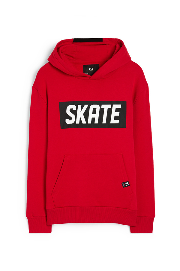 Bild 1 von C&A Skate-Hoodie, Rot, Größe: 122-128