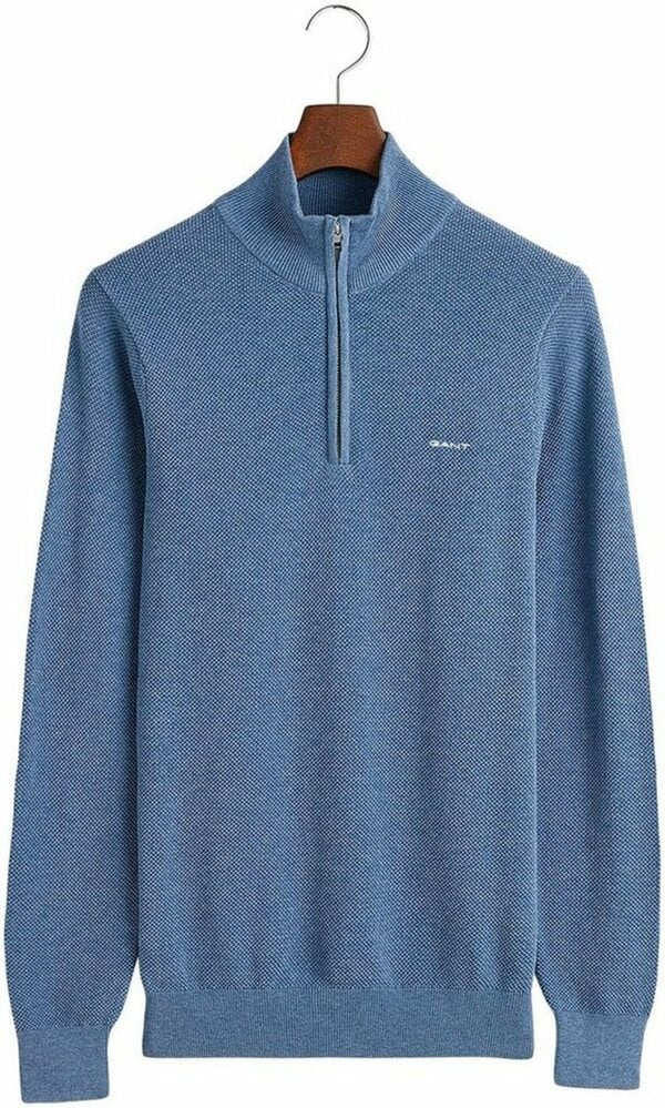 Bild 1 von Gant Troyer COTTON PIQUE HALFZIP mit Piqué-Struktur, Blau