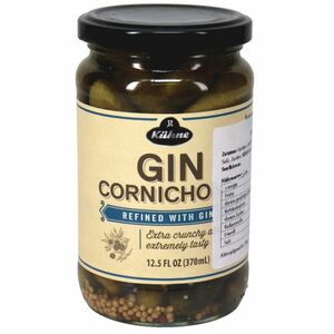 Kühne Cornichons mit Gin