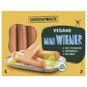 Greenforce Mini Wiener, Cevapcici, Köttbullar oder Mini Frikadelle