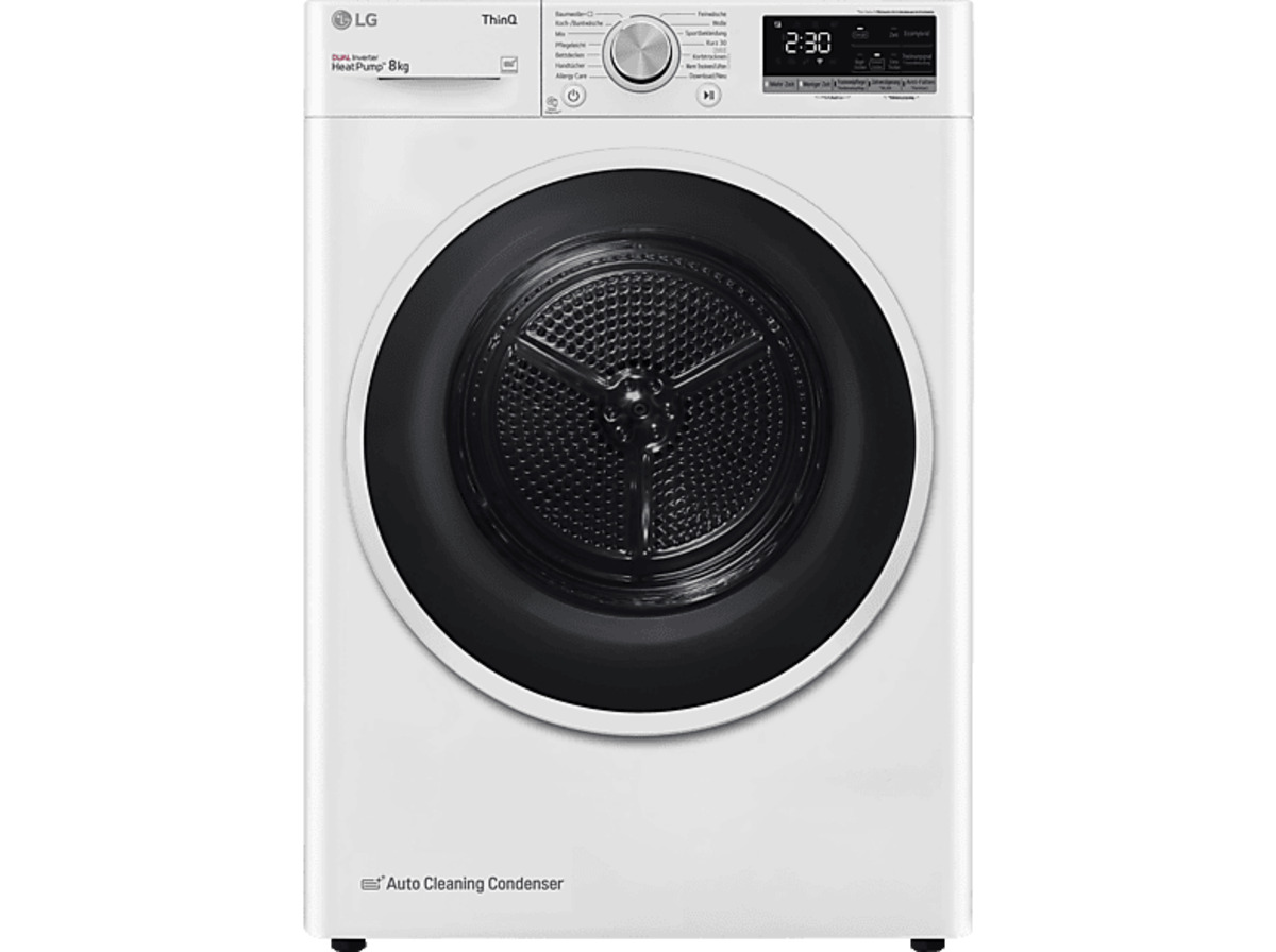 Bild 1 von LG RT80V9 Wärmepumpentrockner Vivace (8 kg, A+++, Weiß)