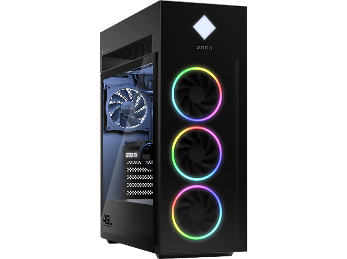 Bild 1 von HP OMEN 45L GT22-1004ng , Windows 11 Home (64 Bit), Gaming PC mit Intel® Core™ i9 Prozessor 32 GB RAM 2 TB SSD NVIDIA GeForce RTX™ 4080 16