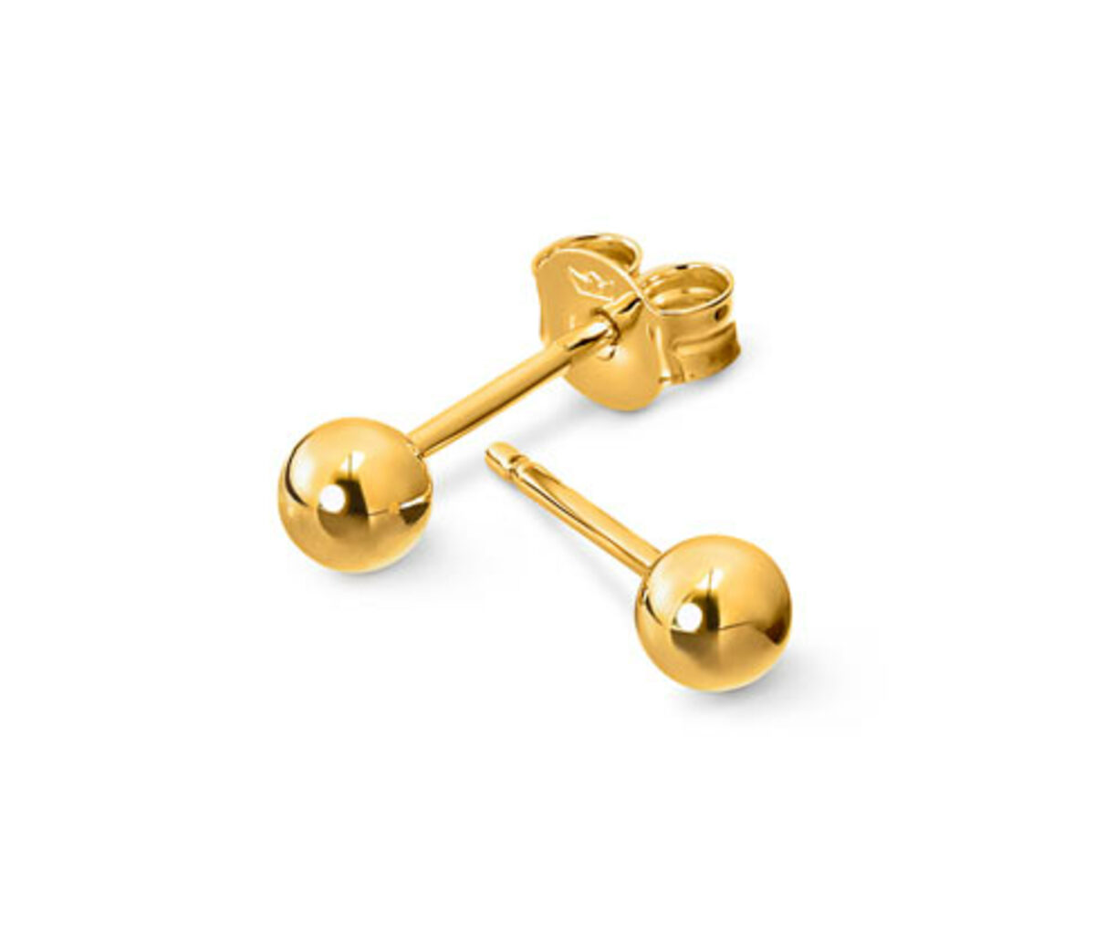 Bild 1 von 375 Gold Ohrstecker Kugel