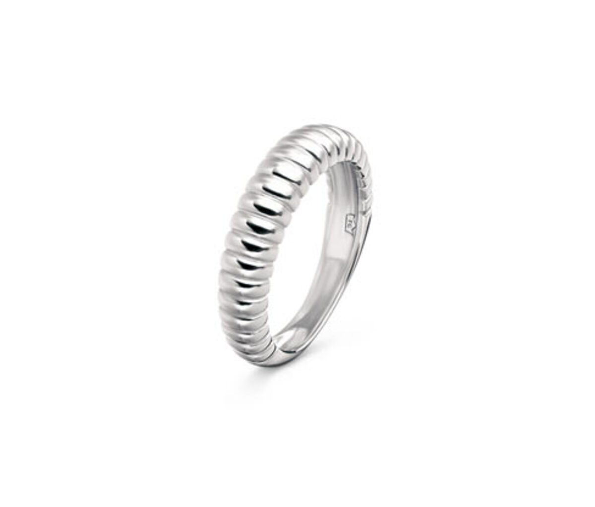 Bild 1 von 925 Silber Ring Ribbed