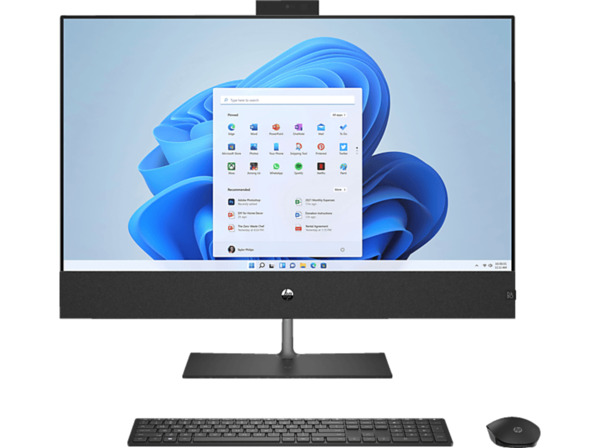 Bild 1 von HP Pavilion 32-b1300ngBundle, All-in-One-PC mit 31,5 Zoll Display, Intel® Core™ i5 Prozessor, 16 GB RAM, 1 TB SSD, Schwarz