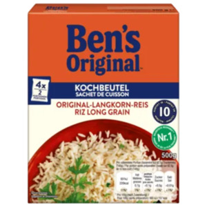 Ben's Original Reis lose oder im Kochbeutel