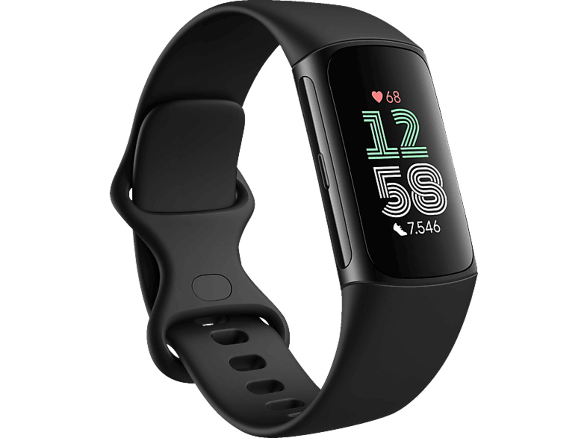 Bild 1 von FITBIT Charge 6, Fitness Tracker, S, L, Obsidian