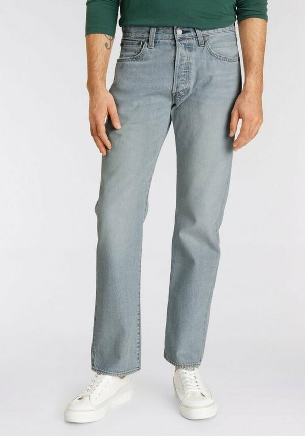 Bild 1 von Levi's® Straight-Jeans 501 LEVI'S ORIGINAL mit Markenlabel, Blau