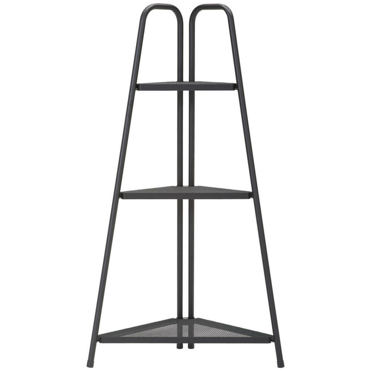 Bild 1 von Landscape Eckregal, Schwarz, Metall, 3 Fächer, 62x114x40 cm, Bsci, Arbeitszimmer, Büroregale, Bücherregale