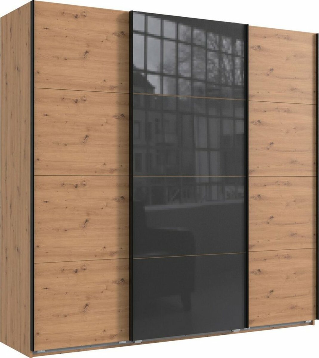 Bild 1 von Wimex Schwebetürenschrank Norderstedt INKLUSIVE 2 Stoffboxen und 2 zusätzliche Einlegeböden, Beige