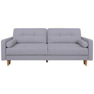 Mid.you Schlafsofa, Hellgrau, Textil, 3-Sitzer, Füllung: Polyetherschaumkern, 222x93x99 cm, Armteil links, rechts, Kinder & Jugendmöbel, Jugendmöbel, Jugendsofas