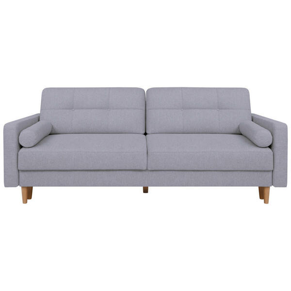 Bild 1 von Mid.you Schlafsofa, Hellgrau, Textil, 3-Sitzer, Füllung: Polyetherschaumkern, 222x93x99 cm, Armteil links, rechts, Kinder & Jugendmöbel, Jugendmöbel, Jugendsofas