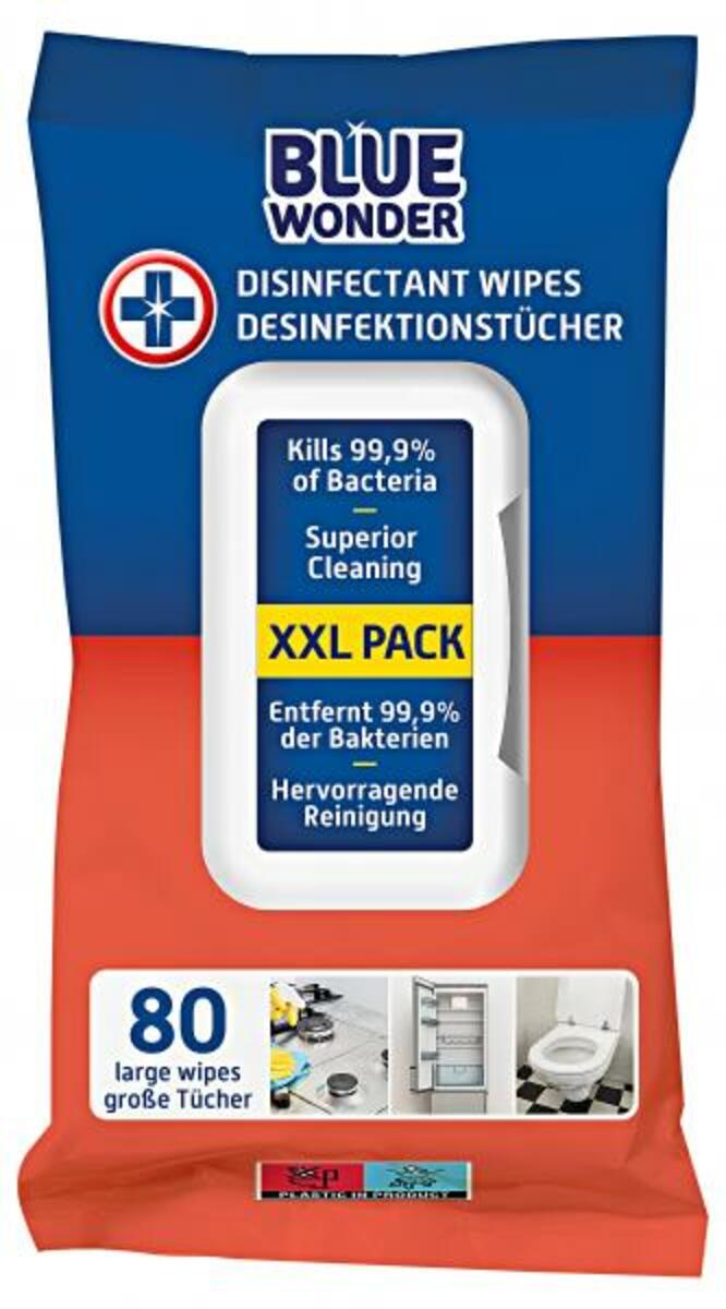 Bild 1 von Blue Wonder Desinfektionstücher XXL