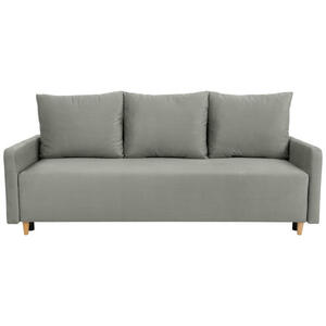 Mid.you Schlafsofa, Grau, Textil, 3-Sitzer, Füllung: Komfortschaum, Silikon, 208x92x90 cm, Kinder & Jugendmöbel, Jugendmöbel, Jugendsofas