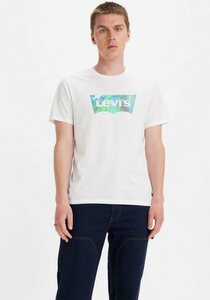 Levi's® T-Shirt CREWNECK TEE mit Logo-Front-Print, Weiß