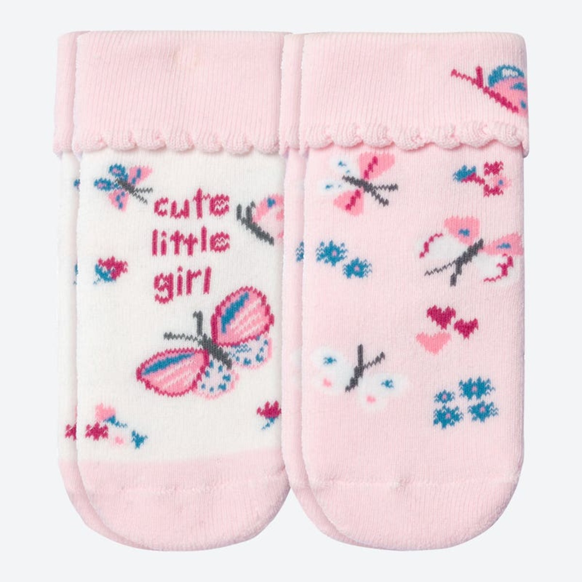 Bild 1 von Baby-Mädchen-ABS-Socken, 2er-Pack