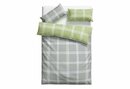 Bild 1 von Wendebettwäsche Karo in Gr. 135x200 oder 155x220 cm, my home, Linon, 2 teilig, karierte Bettwäsche aus Baumwolle, Bettwäsche mit Wendeoptik, Grau|grün