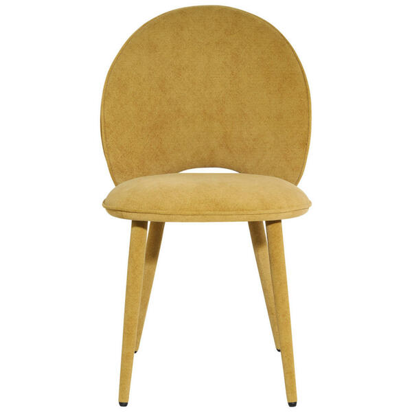 Bild 1 von Livetastic Stuhl, Gelb, Holz, Metall, Textil, Eukalyptusholz, Sperrholz, konisch, 50x87x58.5 cm, Esszimmer, Stühle, Esszimmerstühle, Vierfußstühle