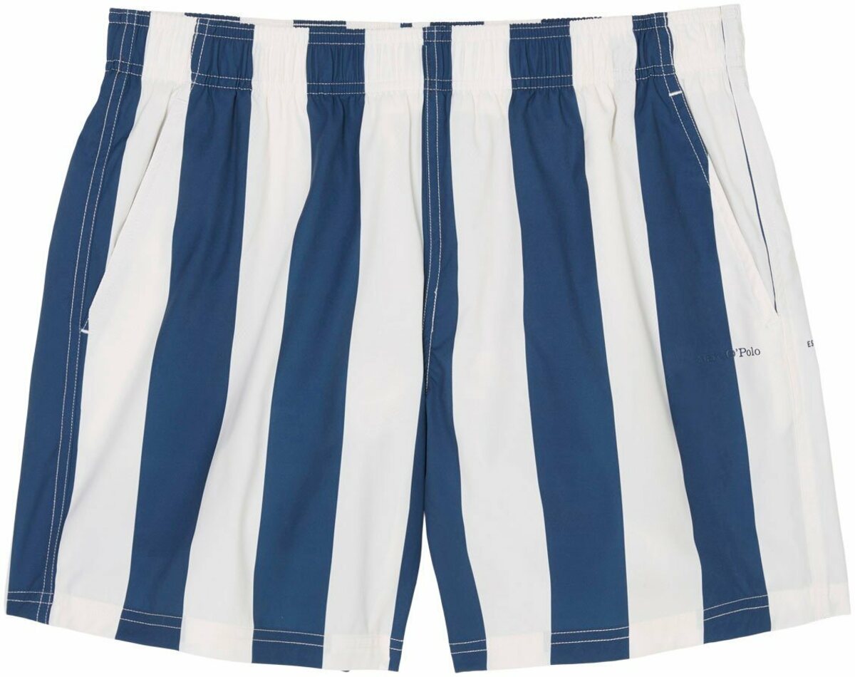 Bild 1 von Marc O'Polo Badeshorts Schwimmshorts mit Blockstreifen, Blau