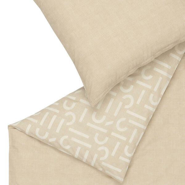 Bild 1 von Esprit Wendebettwäsche E-ScatterBig, Schlamm, Beige, Textil, Uni, 155 cm, Oeko-Tex® Standard 100, BCI (Better Cotton Initiative), hautfreundlich, angenehm wärmend, bügelleicht, schadstoffgeprüft