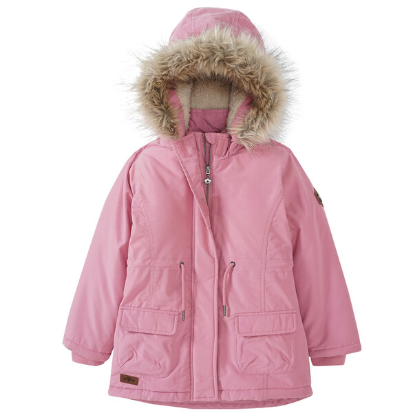 Bild 1 von Mädchen Parka mit Fellimitat ROSA