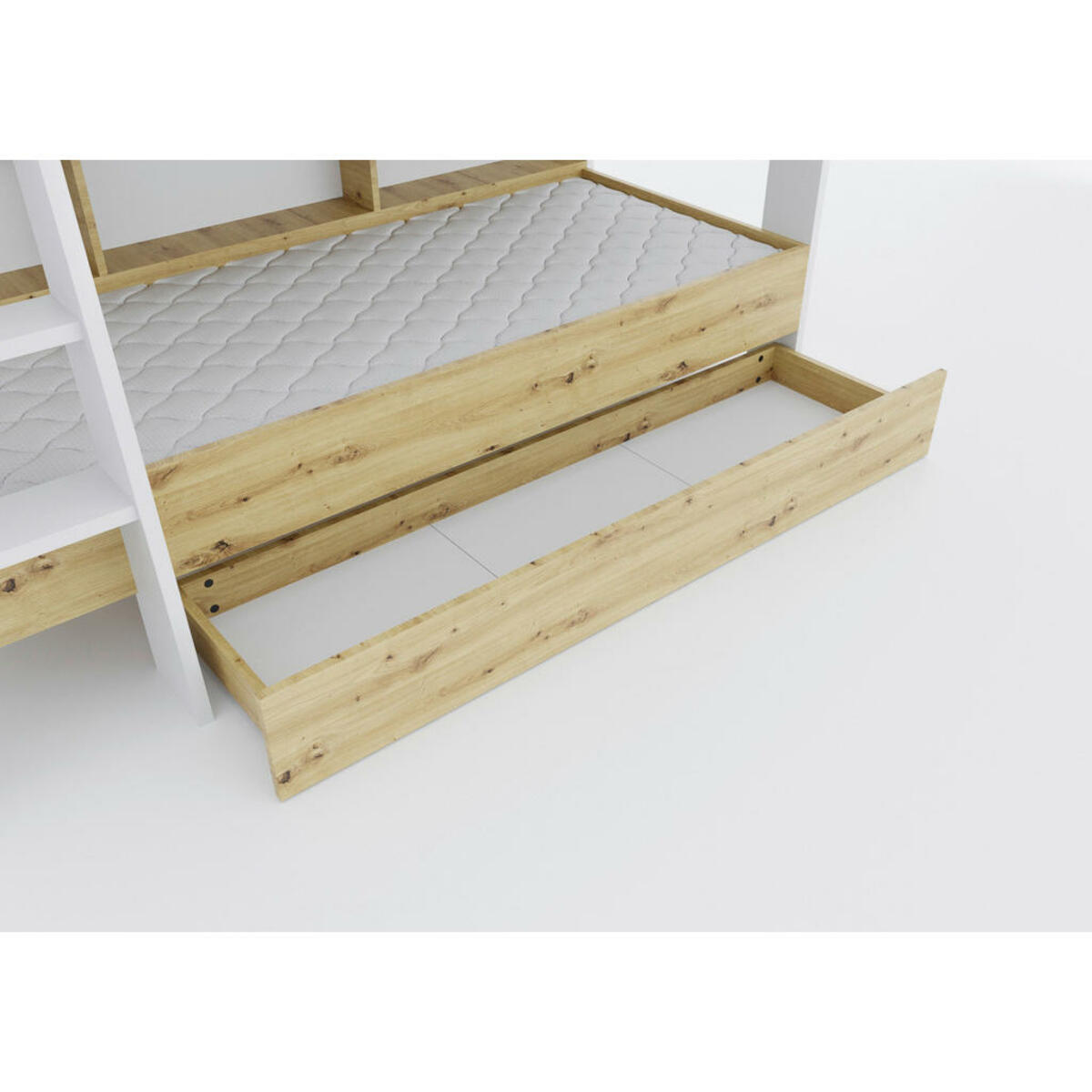 Bild 1 von Mid.you Bettkasten, Eiche Artisan, 165x14x62 cm, Kinder & Jugendmöbel, Kindermöbel, Kinderbetten, Kinderbettzubehör