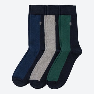 Herren-Socken mit Trend-Design, 3er-Pack