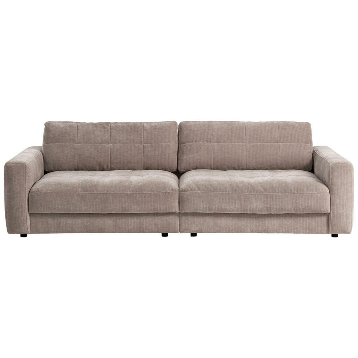 Bild 1 von Mid.you Megasofa, Silber, Textil, 4-Sitzer, Füllung: Polyetherschaumkern, Silikon,Schaumstoff, Silikon, 264x83x126 cm, Stoffauswahl, Rücken echt, Wohnzimmer, Sofas & Couches, Sofas, Bigsofas