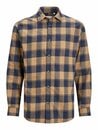 Bild 1 von Jack & Jones Langarmhemd JJPLAIN FALL BUFFALO SHIRT LS, Braun